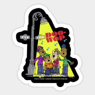 Doowop Singers Sticker